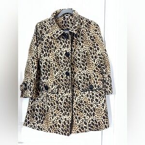 H&M Leopard Print Coat